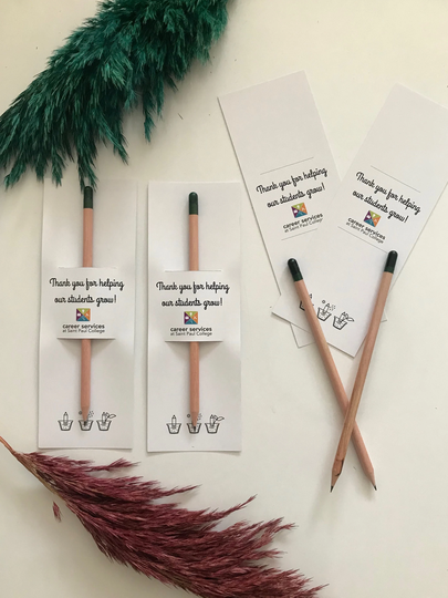 Personalized Wedding Gift, Thank You Staff, Let Love Grow, Plantable Cards, Gift For Gifts, Seed Pencil