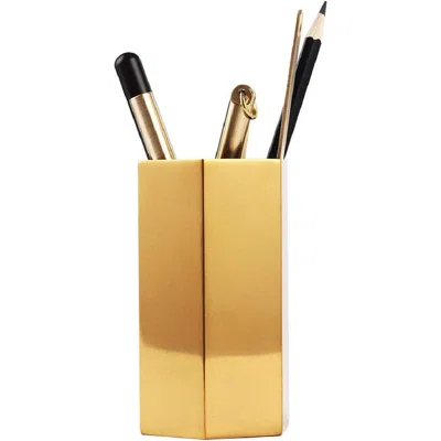 Sarita Hexagonal Prism Pen Holder