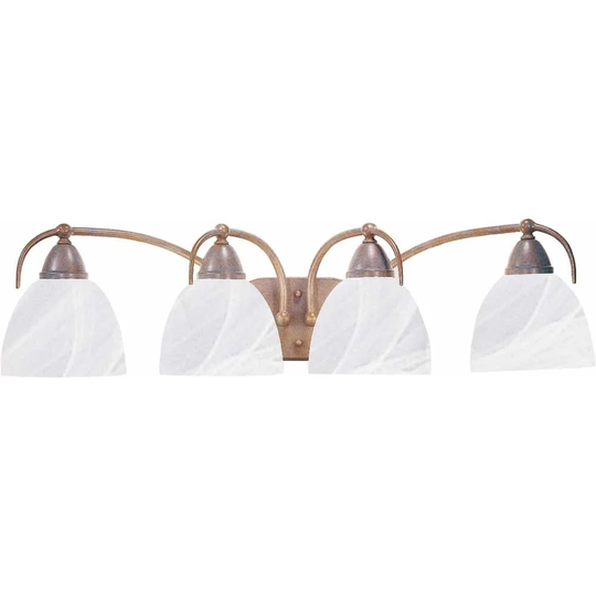 Volume Lighting Kora 4 Light 30.75" Width Bathroom Vanity Light