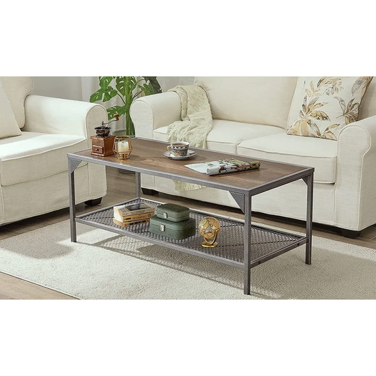 Marble End Table Side Table Snack Table Modern Square Wood Open End Side Table for Living Room, Small Storage Table