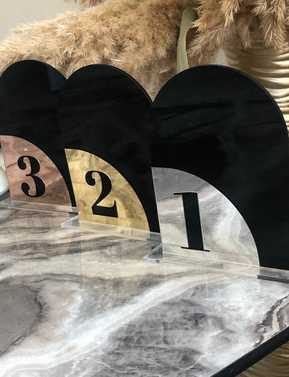 Acrylic Table Numbers | Arch Number Wedding, Centerpieces Luxury Decorations