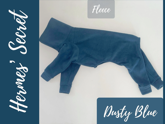 Hermes' Secret Dusty Blue Fleece Jammies