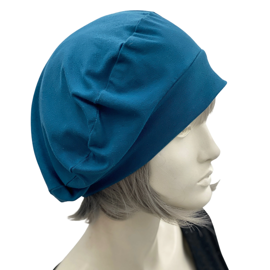 Berets For Women, Teal Denim Or Choose Your Color, Satin Lined Unlined, Handmade in Usa