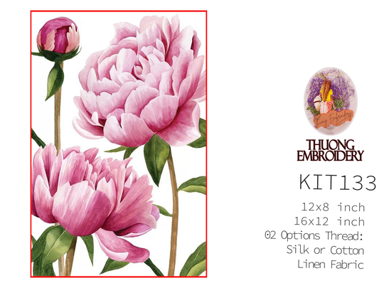 Kit 133 Hand Embroidery More 30% Threads