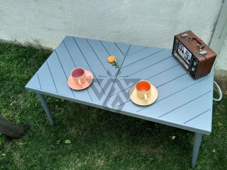 Folding Table, Picnic Boho Car Folding Wood Gift, Low Seated Table