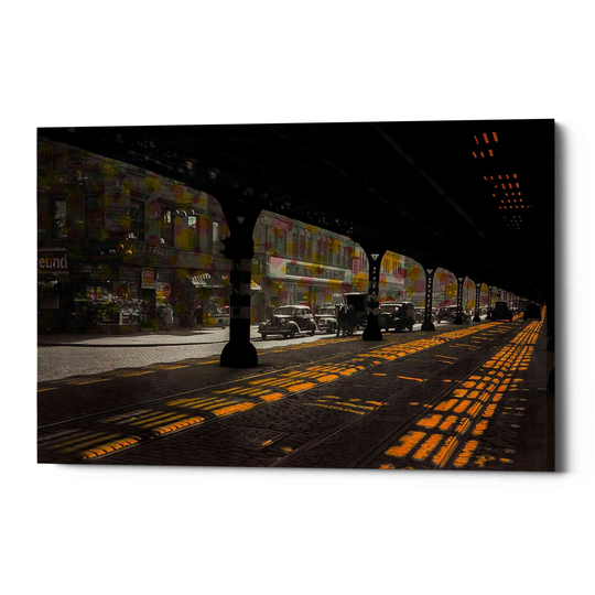 Epic Graffiti 'Under The Bridge' by DB Waterman, Canvas Wall Art