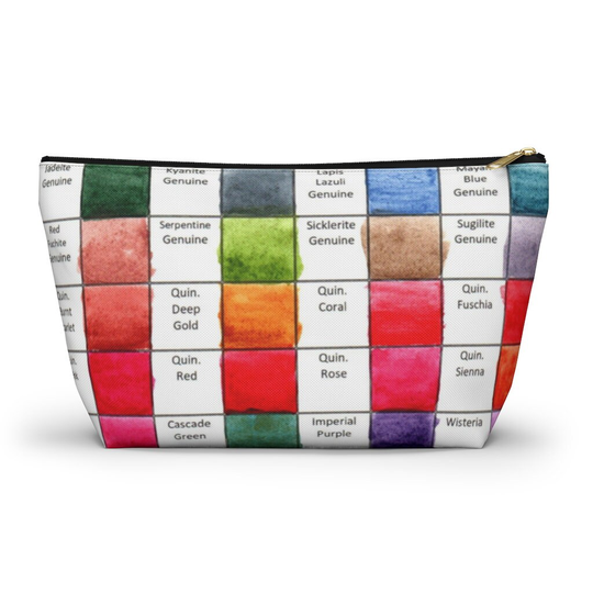 Pencil Case Bag Pouch Watercolor Chart