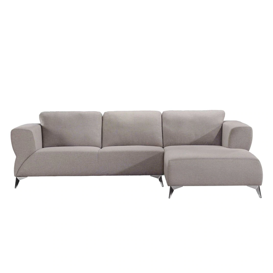 L-Shape Sectional Sofa in Fabric