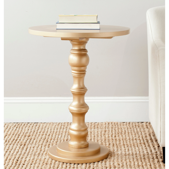 SAFAVIEH Greta Gold Accent Table - 22" x 22" x 28.8"