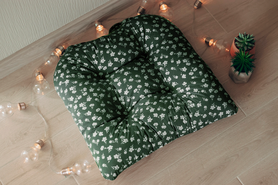 U-Shape Cushion, Cushions For Chair, Chair Pad With Ties