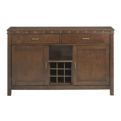 Owen 56" Wide 2 Drawer Acacia Wood Sideboard