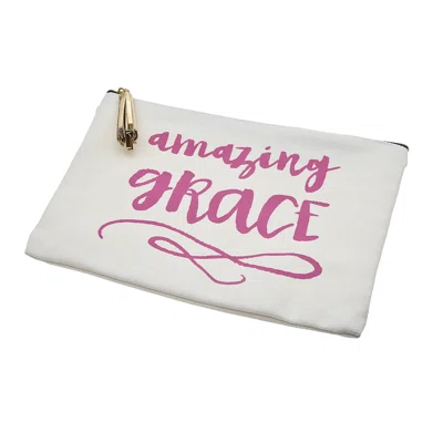 Amazing Grace Canvas Pencil Case Supply Holder