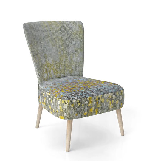 Designart 'Glam Rain Abstract III' Upholstered Modern Accent Chair