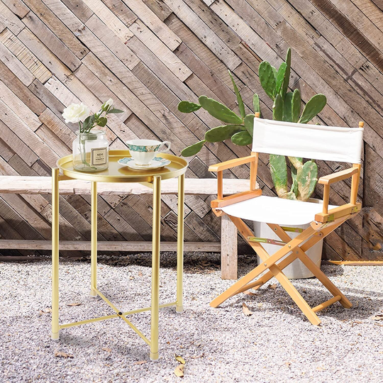 Modern Design End Table with Removable Top