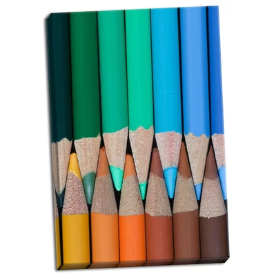 Colored Pencils Iii Canvas Art