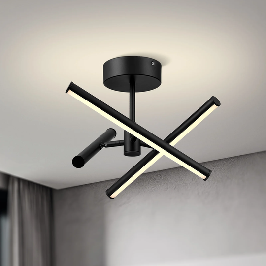 Irene FDM-16 Multiply LED Semi Flush Mount Ceiling Light - 3-LIGHT