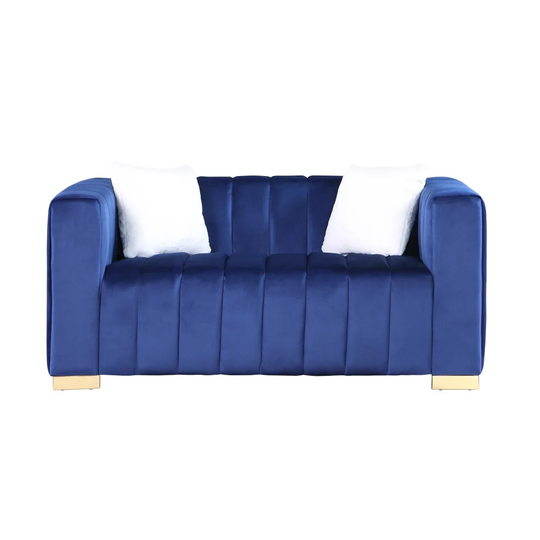 Upholstery Loveseat Sofa with 2 Pillows