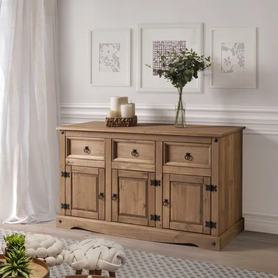 Cortavious 49.25" Wide 3 - Drawer Sideboard