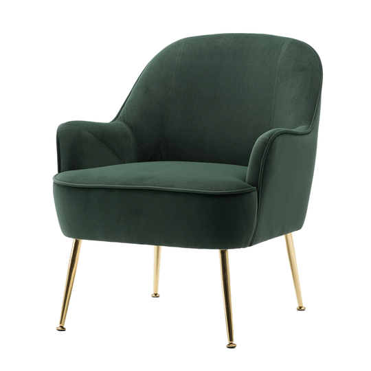 Accent Chair Velvet Living Room Chair
