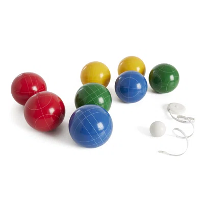 Yardgames Premium Outdoor 100Mm Resin Bocce Ball Game Set, 4 Players Or 2 Teams