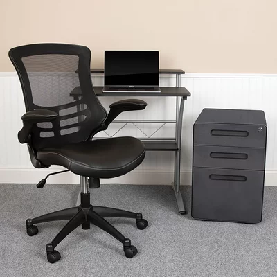 Alexes Desk, Filing Cabinet, Chair Set