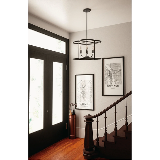 Collier 4-Light Urban Brown Pendant