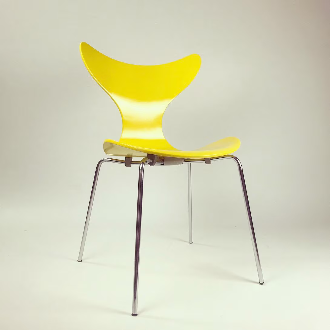 Arne Jacobsen Fritz Hansen Set Of Dining Chairs, Denmark 1974
