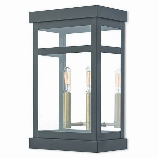 Livex Lighting Outdoor Wall Lantern 2 light Bronze