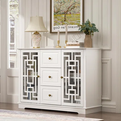 Jemina 47.2" Wide 3 Drawer Sideboard