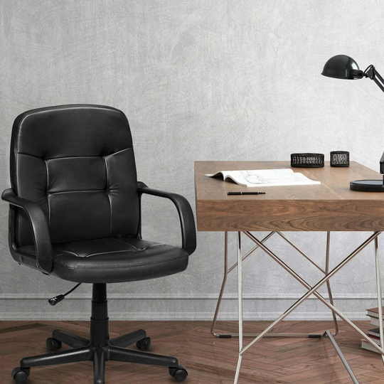GZMR Ergonomic Mid-back Executive Office Chair Swivel