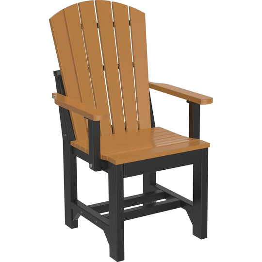 Set of 4 Poly Lumber Adirondack Dining Chairs