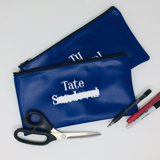 Personalized Embroidered Pencil Pouch Case