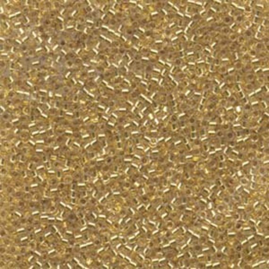 Db 33, Crystal Inside Color Lined 24K Gold - Miyuki Delica Beads, Size 11, 5 Grams & Seed Beads Wholesale & Retail
