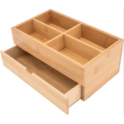 Tamarr Bamboo Makeup Organizer