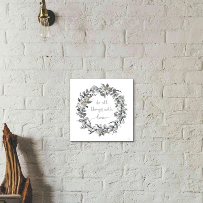 Modern Farmhouse VI on White by Anne Tavoletti - Wrapped Canvas Textual Art Print