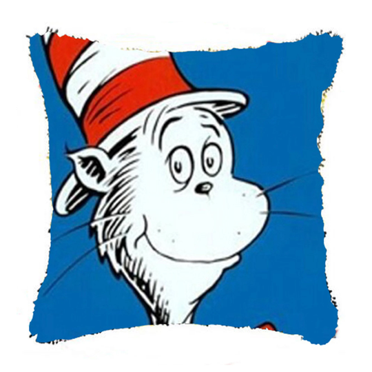 Dr Seuss Book Embroidered Pillowcase Latch Hook Kit