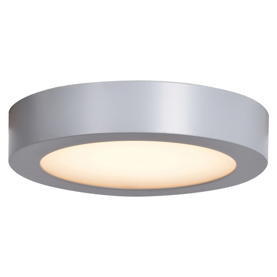 Ulko Exterior 1-light Silver LED Outdoor Small Flush Mount