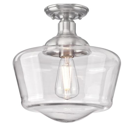 Westinghouse Lighting Scholar 9-Inch, One-Light Indoor Semi-Flush Mount Ceiling Fixture