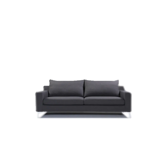 Harbo Plain Sofa - Dark Grey. - 7'6" x 9'6"