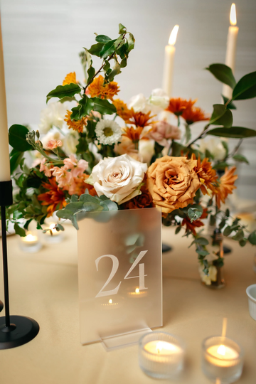 Acrylic Table Numbers, Wedding Event Signs