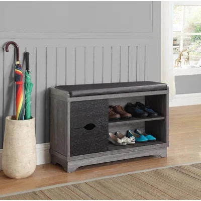 Two Drawer Storage Bench