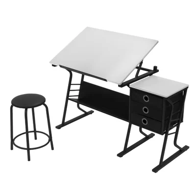 Stradbroke 2 Piece Height Adjustable Drafting Table