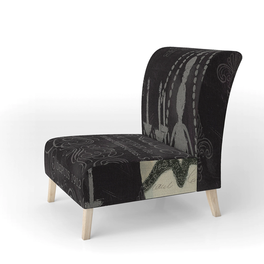 Designart 'French Couture II' Upholstered Fashion Accent Chair