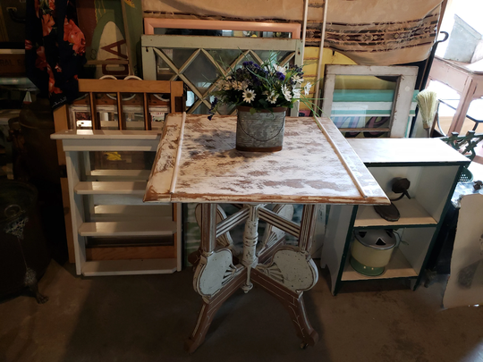 Antique East Lake Table Base With New Old Top Perfect For Any Room Cottage Chic