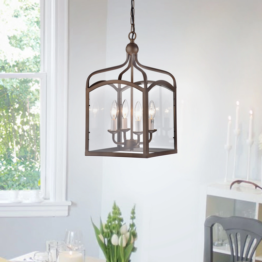 Estrella 4-Light Lantern Geometric Pendant