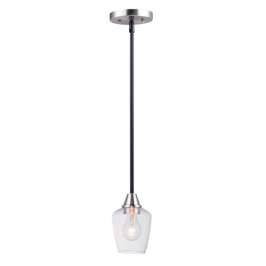 Goblet 1-light 4.75" Wide Steel Pendant