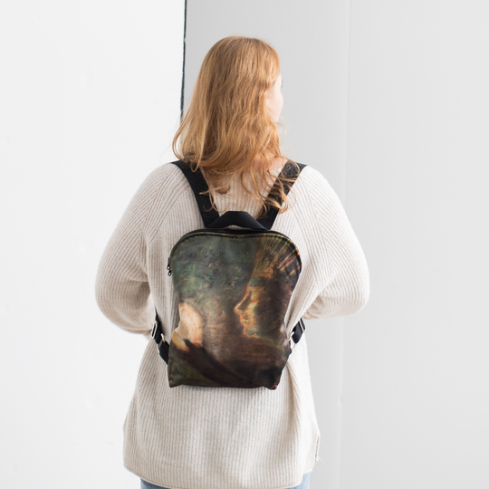 Cute Canvas Backpack With Symbolist Paintings | Multiple Sizes