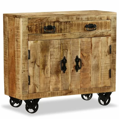 Alyce 31.5" Wide 2 Drawer Mango Wood Server
