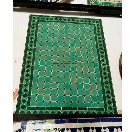 Moroccan Mosaic Table, Outdoor Dinning Mosaic Garden Housewarming Gift, Furniture, Decor