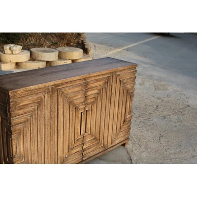 Saint Entrance 53" Wide Pine Wood Sideboard